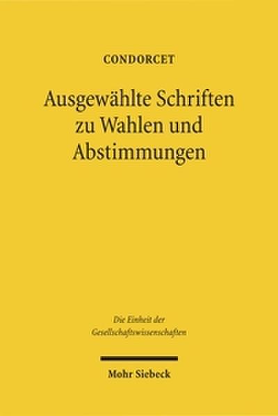 Ausgewählte Schriften zu Wahlen und Abstimmungen
