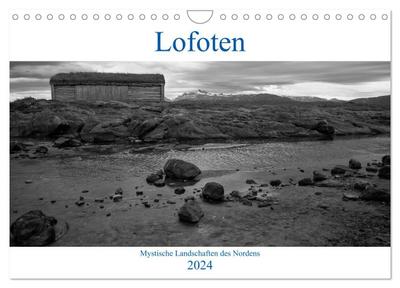 Lofoten - Mystische Landschaften des Nordens (Wandkalender 2024 DIN A4 quer), CALVENDO Monatskalender