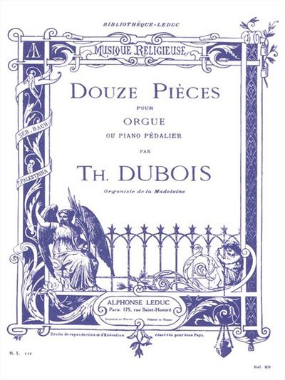 12 piècespour orgue