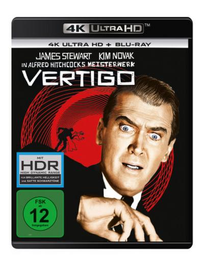 Vertigo (UHD+BR)  Hitchcock  Min: 129/DD/WS  2Disc