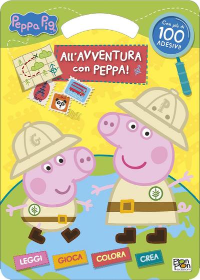 All’avventura di Peppa. Activity book. Peppa Pig. Con adesivi