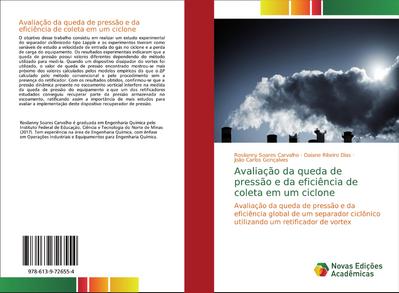 Avaliação da queda de pressão e da eficiência de coleta em um ciclone