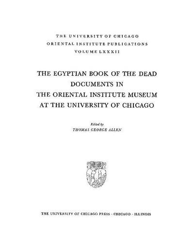 The Egyptian Book of the Dead