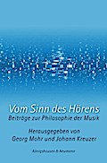 Vom Sinn des Hörens