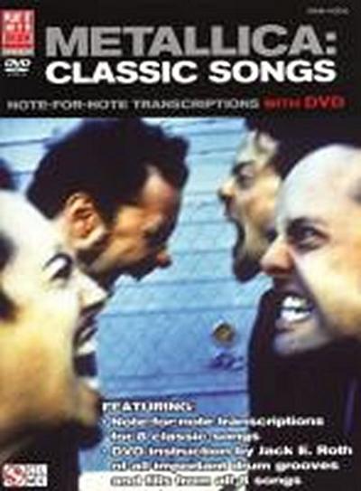 Metallica: Classic Songs: Note-For-Note Transcriptions [With DVD]