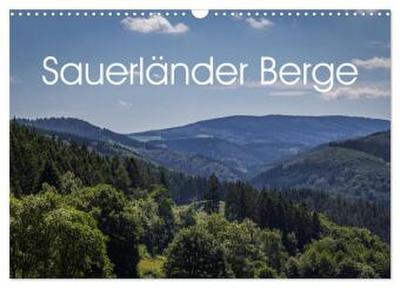 Sauerländer Berge (Wandkalender 2026 DIN A3 quer), CALVENDO Monatskalender