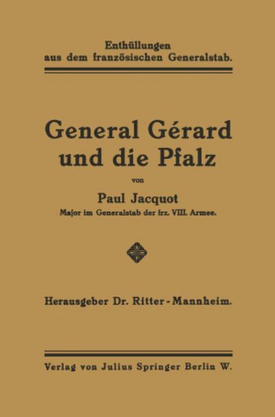 General Gérard und die Pfalz