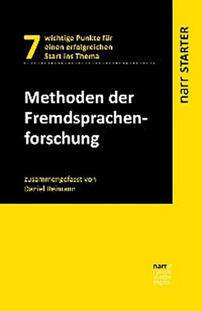 Methoden der Fremdsprachenforschung