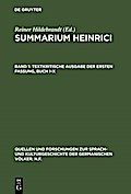 Textkritische Ausgabe der ersten Fassung, Buch I-X