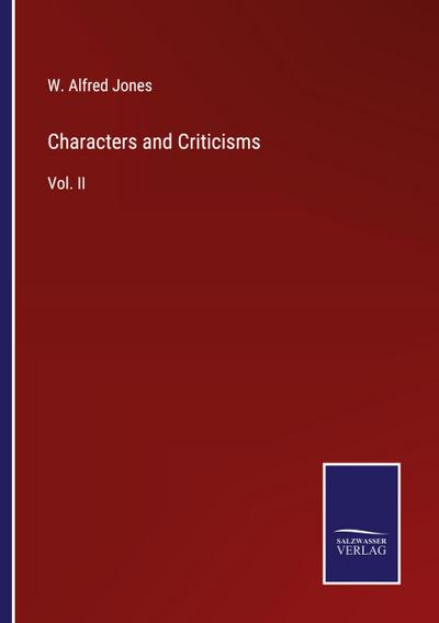 Characters and Criticisms