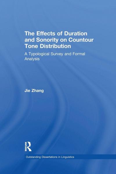 The Effects of Duration and Sonority on Countour Tone Distribution