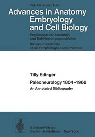 Paleoneurology 1804-1966
