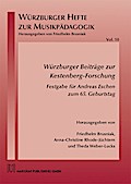 Würzburger Beiträge zur Kestenberg-Forschung