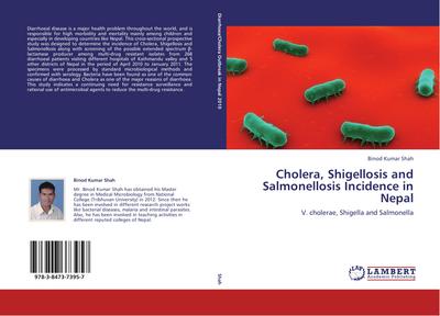 Cholera, Shigellosis and Salmonellosis Incidence in Nepal