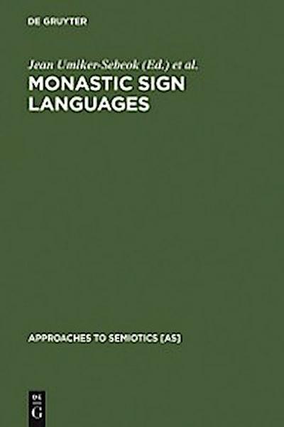 Monastic Sign Languages