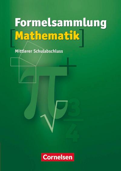 Formelsammlungen Sekundarstufe I - Mittlerer Schulabschluss Westliche Bundesländer (außer BY)