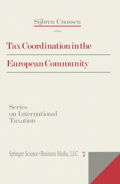 Tax Coordination in the European Community