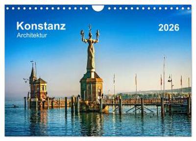 Konstanz Architektur (Wandkalender 2026 DIN A4 quer), CALVENDO Monatskalender
