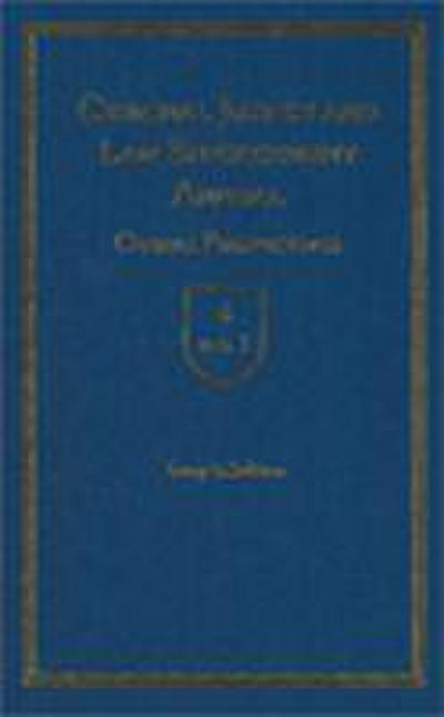 Criminal Justice and Law Enforcement Annual