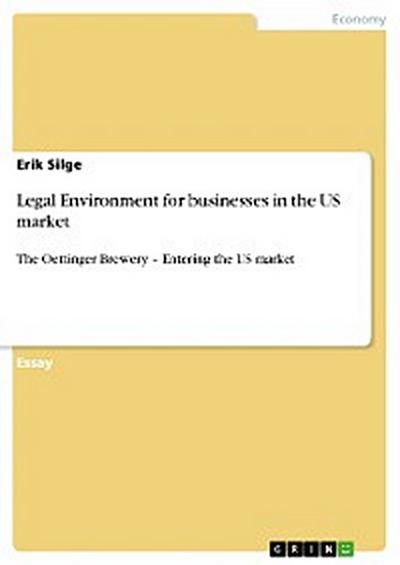 Legal Environment for businesses in the US market