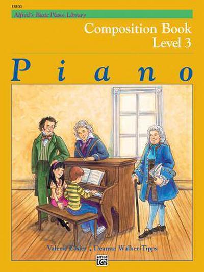 Alfred’s Basic Piano Library Composition Book, Bk 3