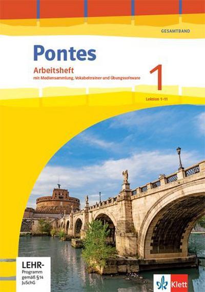Pontes Gesamtband 1. Arbeitsheft mit Vokabeltrainer 1. Lernjahr