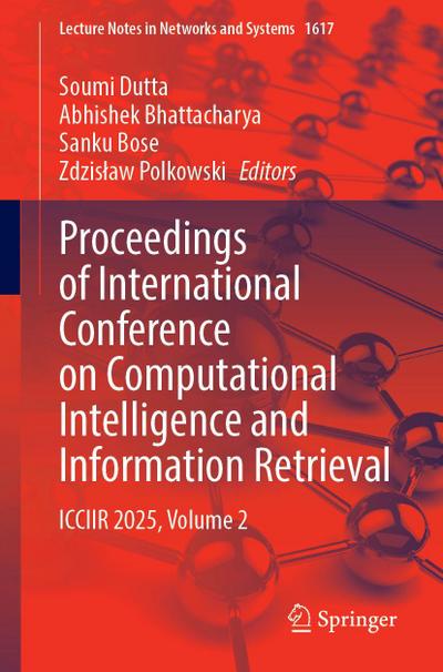 Proceedings of International Conference on Computational Intelligence and Information Retrieval