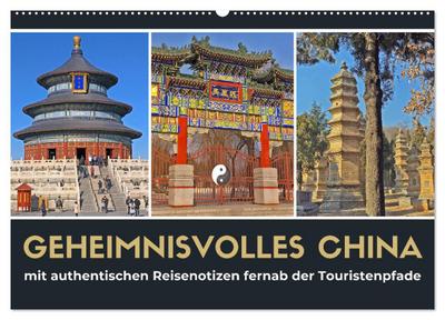 Geheimnisvolles China 2026 (Wandkalender 2026 DIN A2 quer), CALVENDO Monatskalender