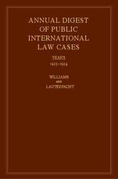 International Law Reports