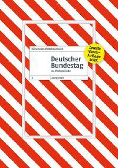 2. Vorab-Auflage Kürschners Volkshandbuch Deutscher Bundestag