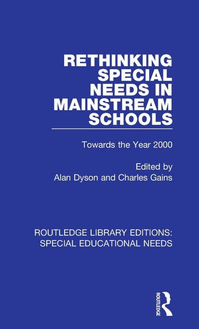 Rethinking Special Needs in Mainstream Schools