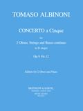 Concerto a 5 D-Dur op.9,12für 2 Oboen, Streicher und Bc