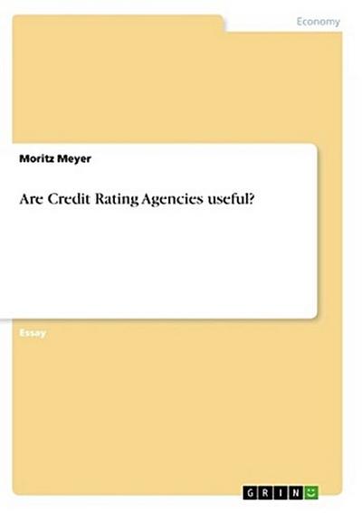 Are Credit Rating Agencies useful?
