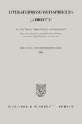 Literaturwissenschaftliches Jahrbuch