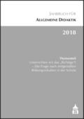 Jahrbuch für Allgemeine Didaktik 2018