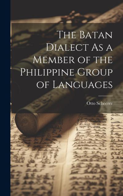 The Batan Dialect As a Member of the Philippine Group of Languages