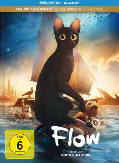 Flow - Limitiertes Mediabook (4K Ultra HD + Blu-ray)
