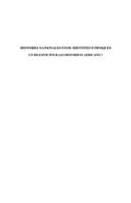 Histoires nationales et/ou identites eth