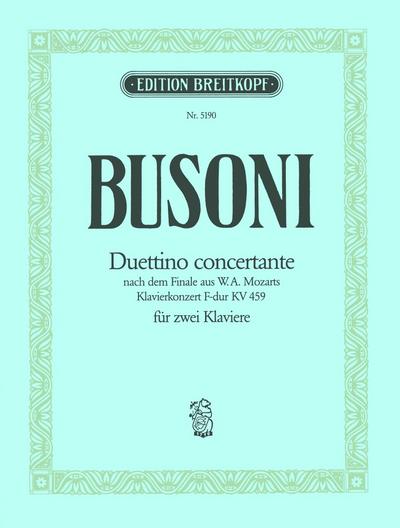 Duettino concertante nach Mozartfür 2 Klaviere
