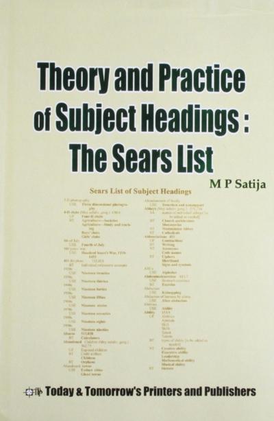 Theory and Practice of Subject Headings
