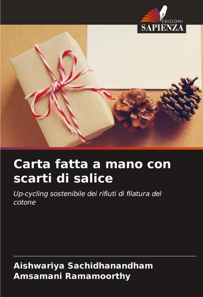 Carta fatta a mano con scarti di salice