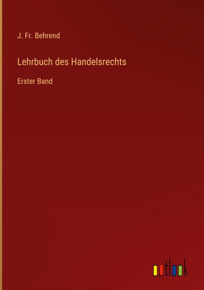Lehrbuch des Handelsrechts