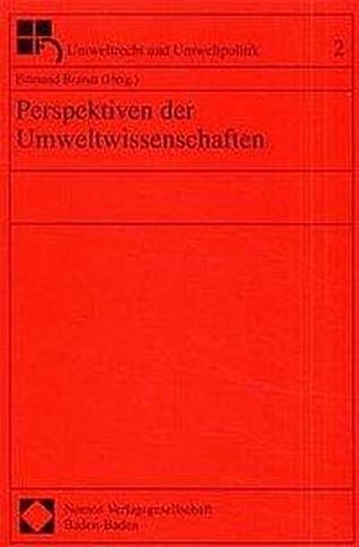 Perspektiven der Umweltwissenschaften