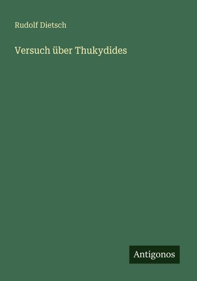 Versuch über Thukydides