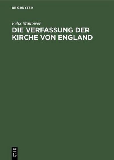 Die Verfassung der Kirche von England