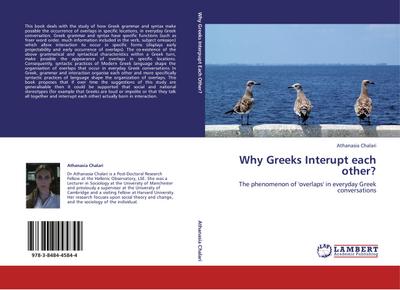 Why Greeks Interupt each other? - Athanasia Chalari
