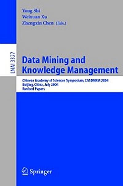 Data Mining and Knowledge Management