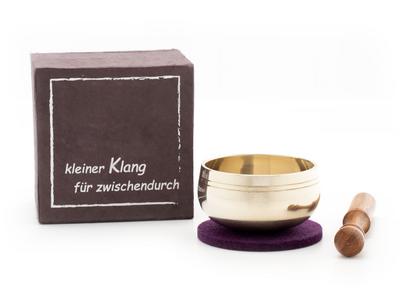 Klangschale in Box kleiner Klang für zwischendurch