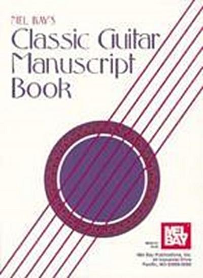 Classic Guitar Manuscript Book