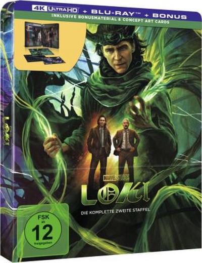 Loki. Staffel.2, 2 4K UHD-Blu-ray + 2 Blu-ray (Limited Steelbook)